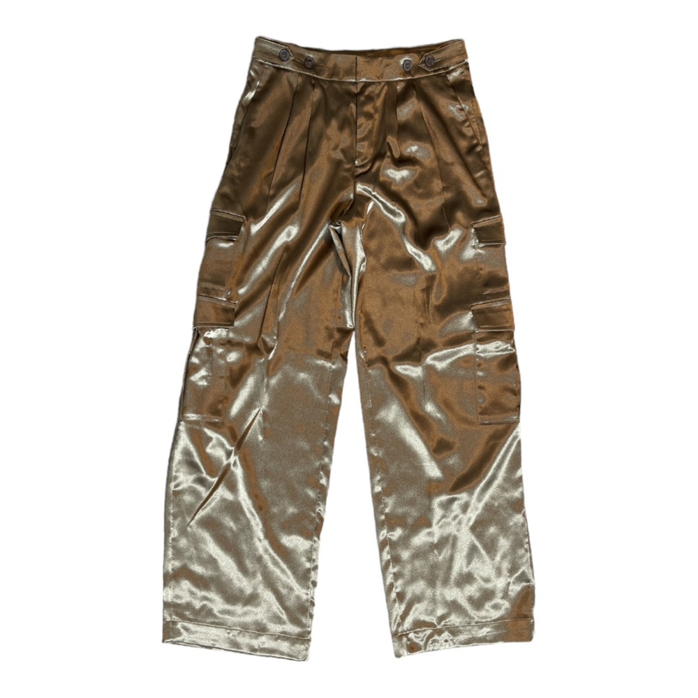 A NEW DAY HIGH RISE SATIN CARGO PANTS **NWT** - Picture 2 of 11